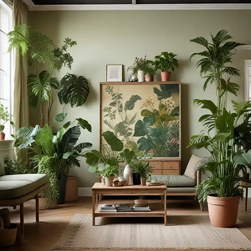 Botanical Bliss Cultivated: Bringing Nature Indoors with Artful Style