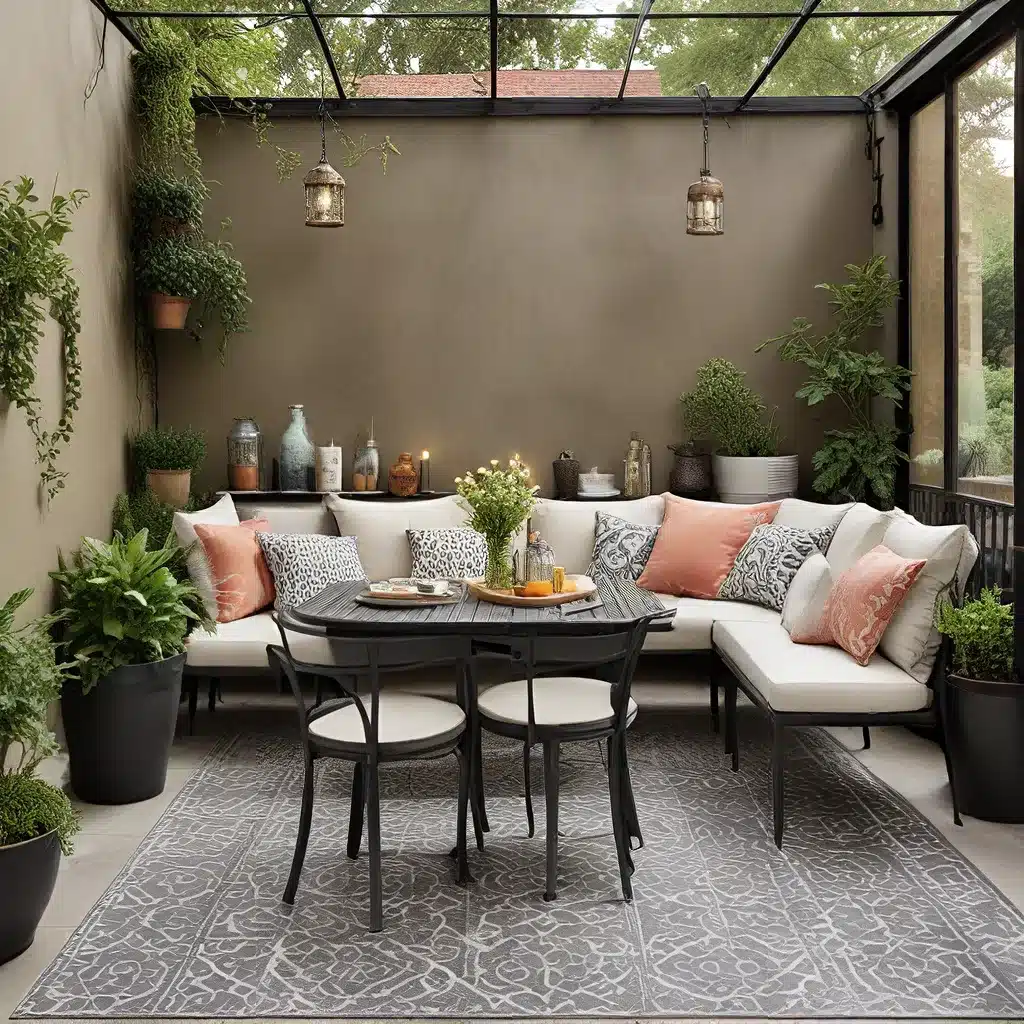 Functional Flair: Stylish Space-Saving Solutions for Compact Patios