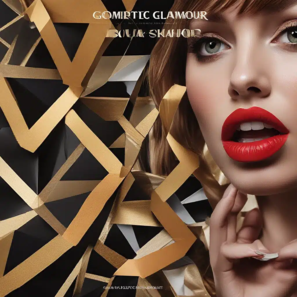 Geometric Glamour: Bold Shapes for a Striking Visual Impact