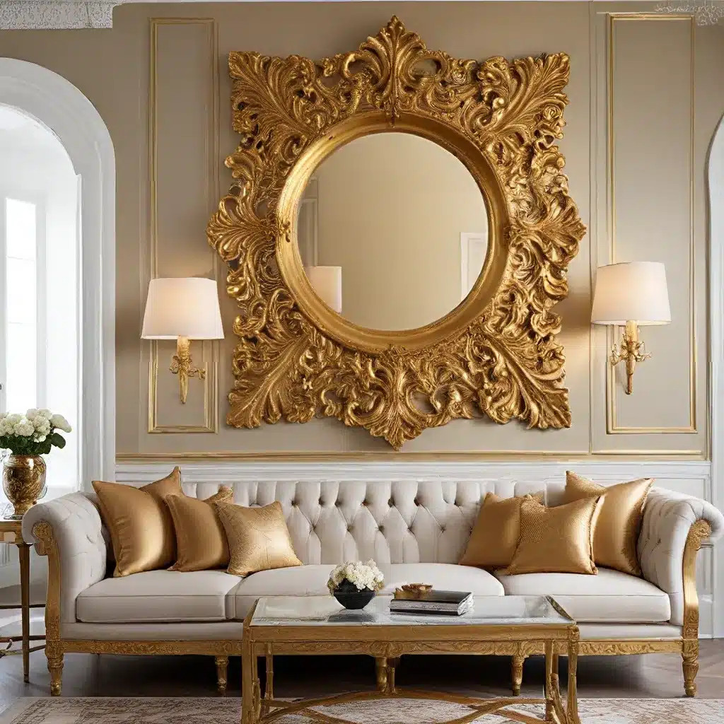 Metallic Masterpieces: Gilding Your Living Spaces