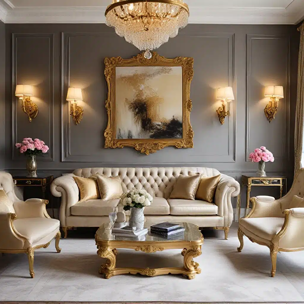 Metallic Masterpieces: Gilding Your Living Spaces with Opulent Accents