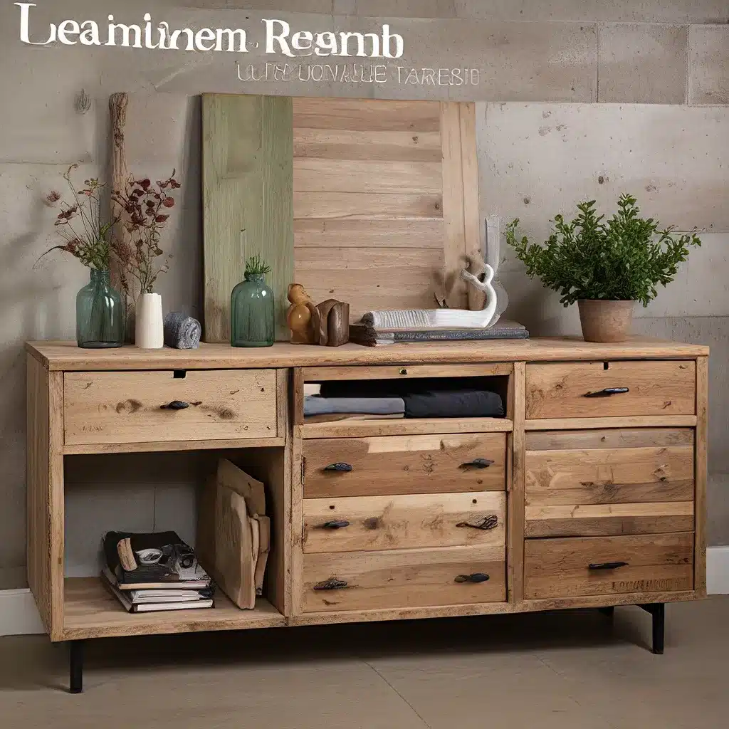 Reclaimed Refinement: Upcycling Materials for Sustainable Style