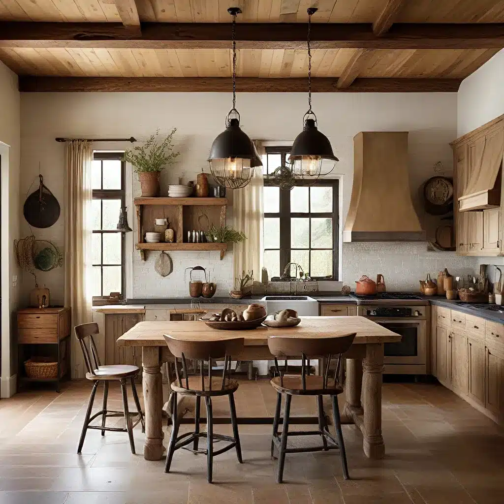 Rustic Refinement: Balancing Traditional and Contemporary Styles with Ease