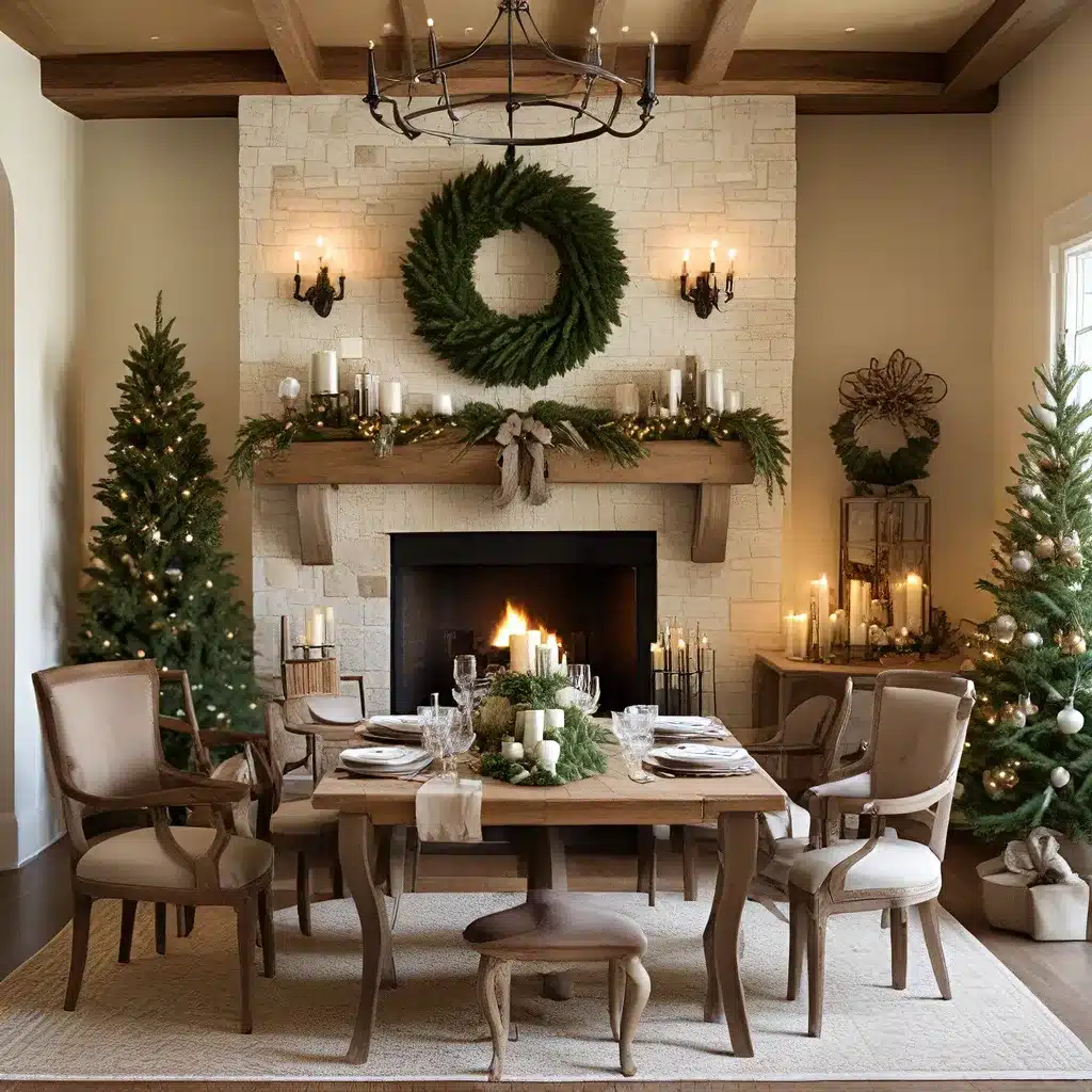 Rustic Refinement: Blending Modern and Traditional for Holiday Charm