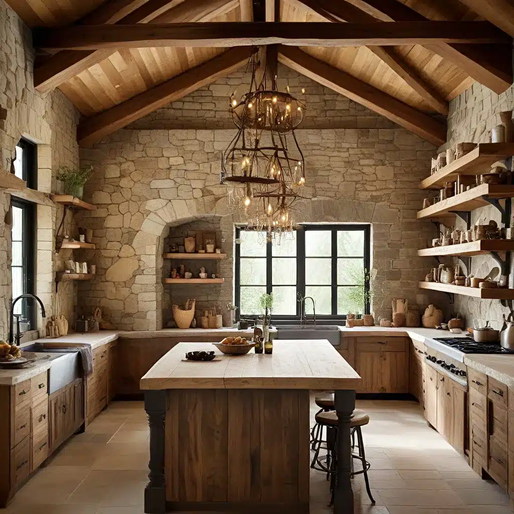 Rustic Refinement: Blending Raw Materials and Refined Elegance