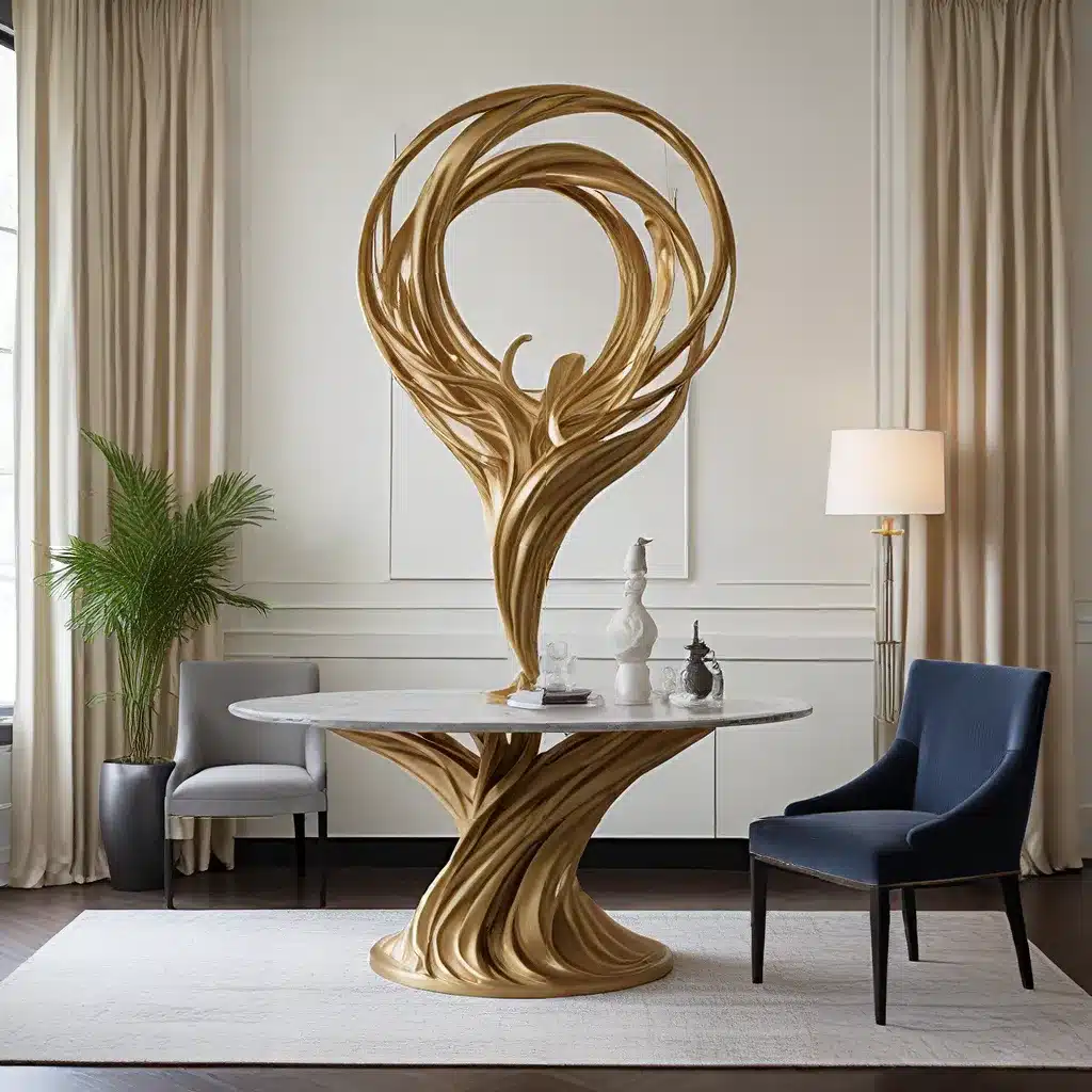 Sculptural Sophistication: Incorporating Artistic, Statement Pieces