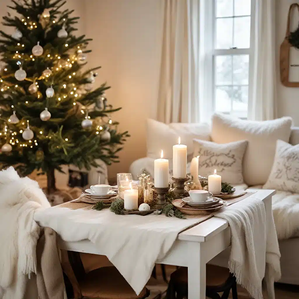 Winter Wonderland Warmth: Cozy Seasonal Styling for Small Spaces